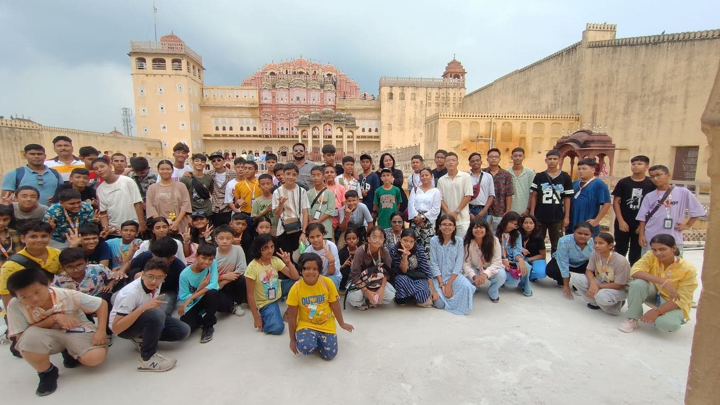 The fort, and the whole year group