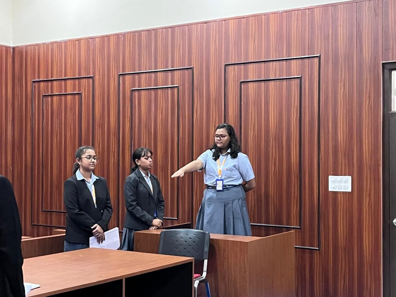 Pointing out the accused