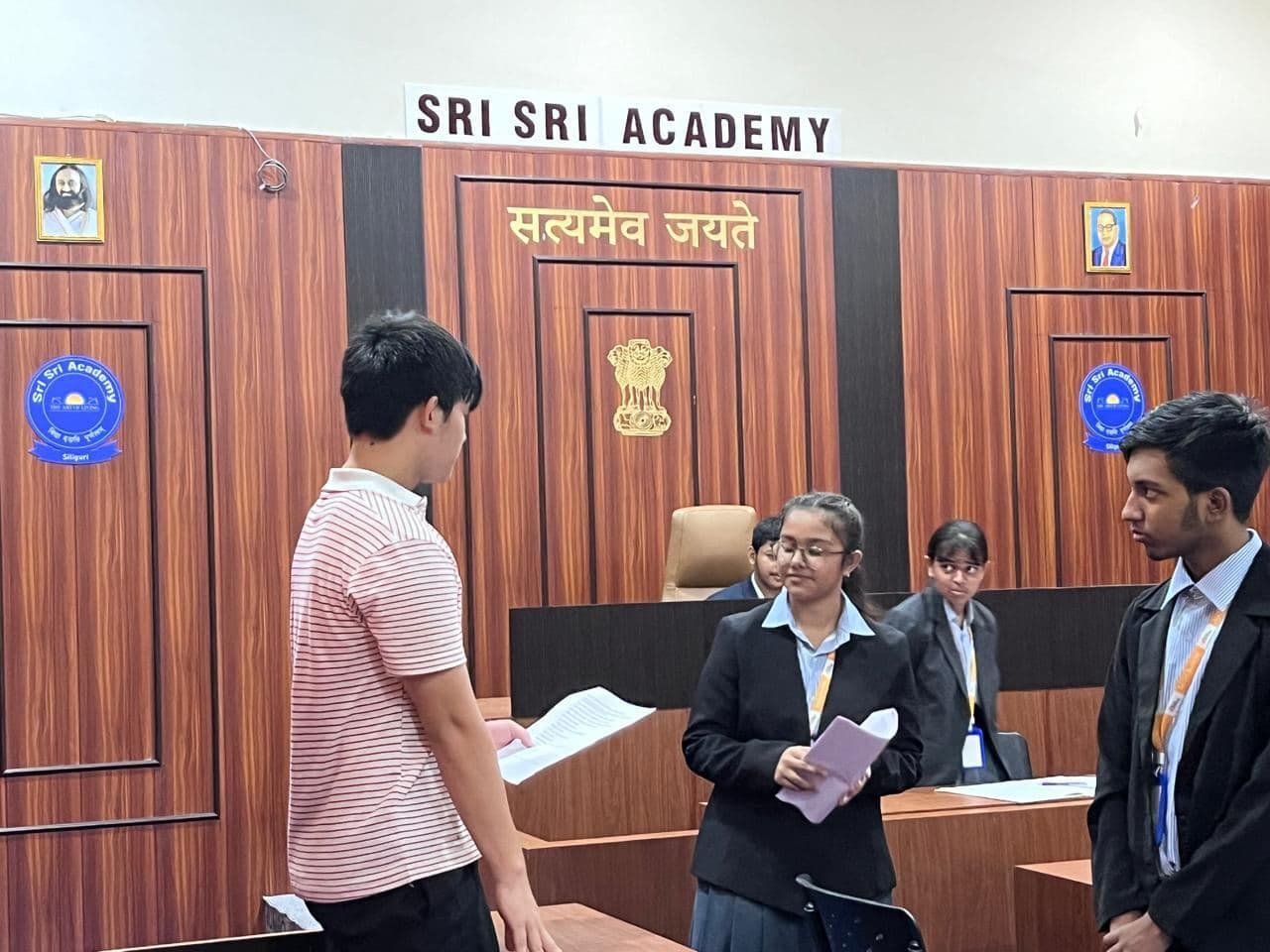 Cross-examination in progress