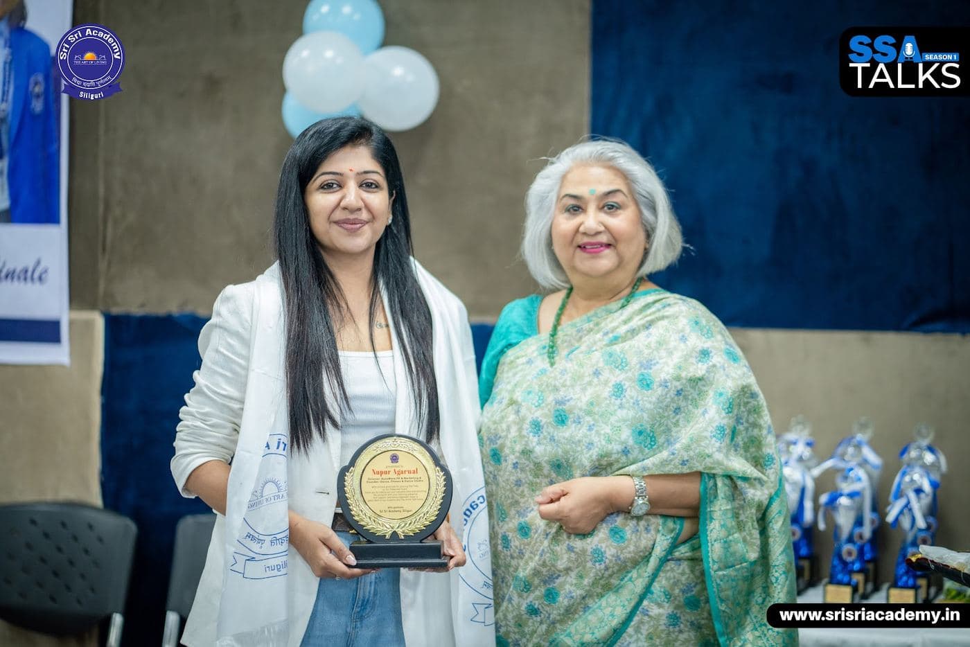 The evening's award presented