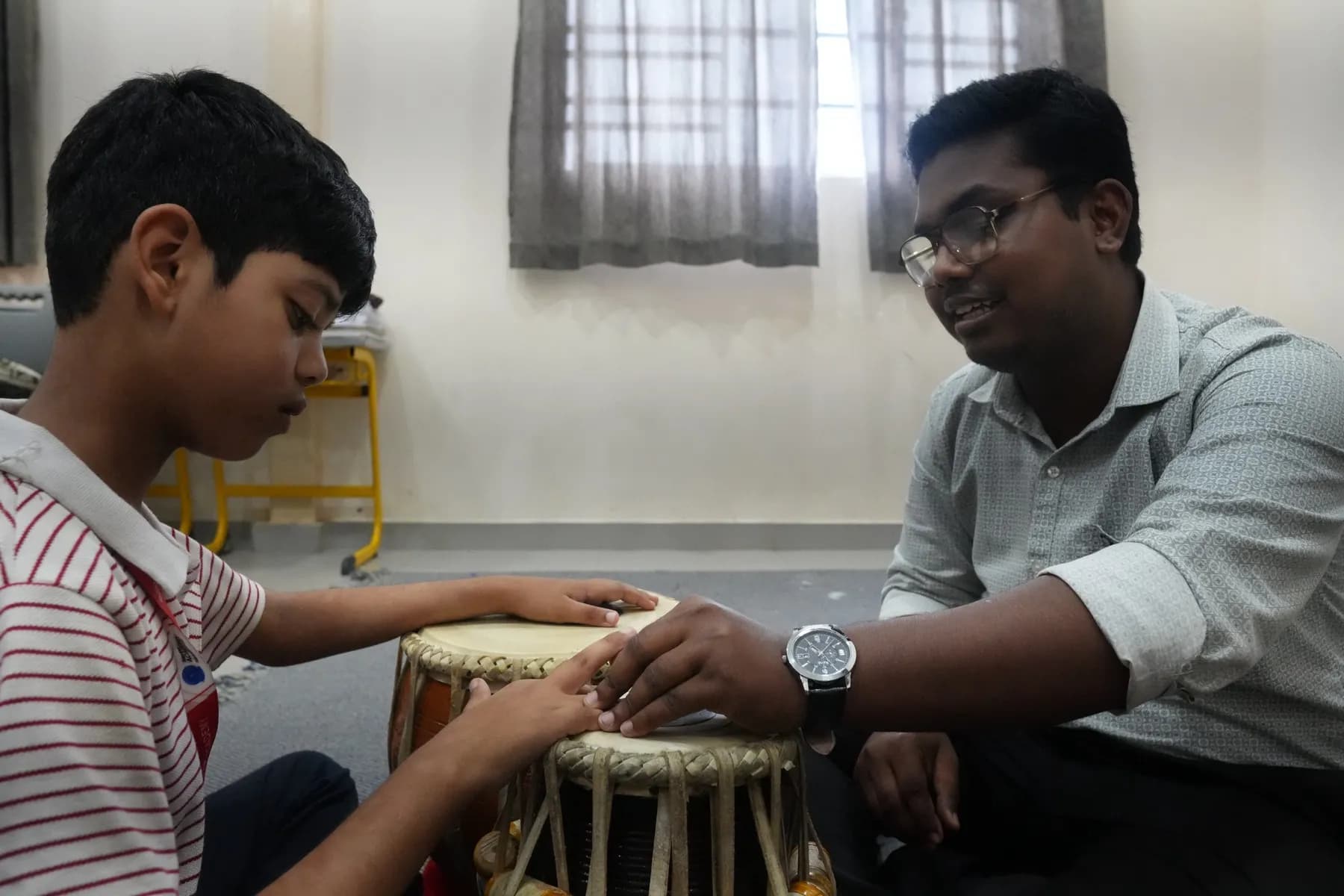 Learning tabla