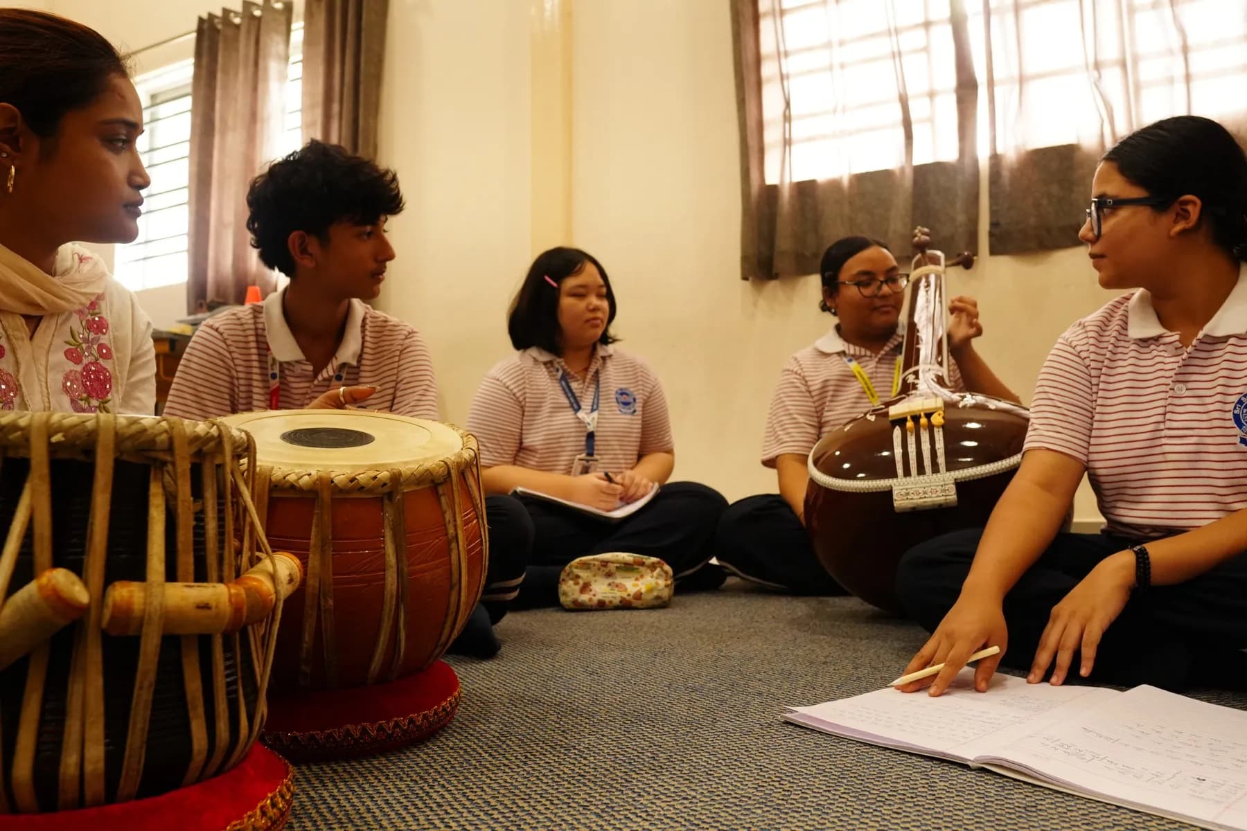 On the tanpura