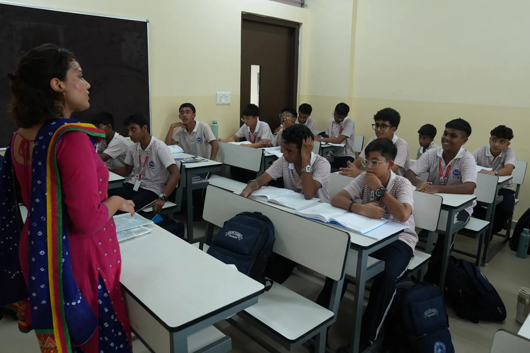 Young learners being assessed through classroom observation