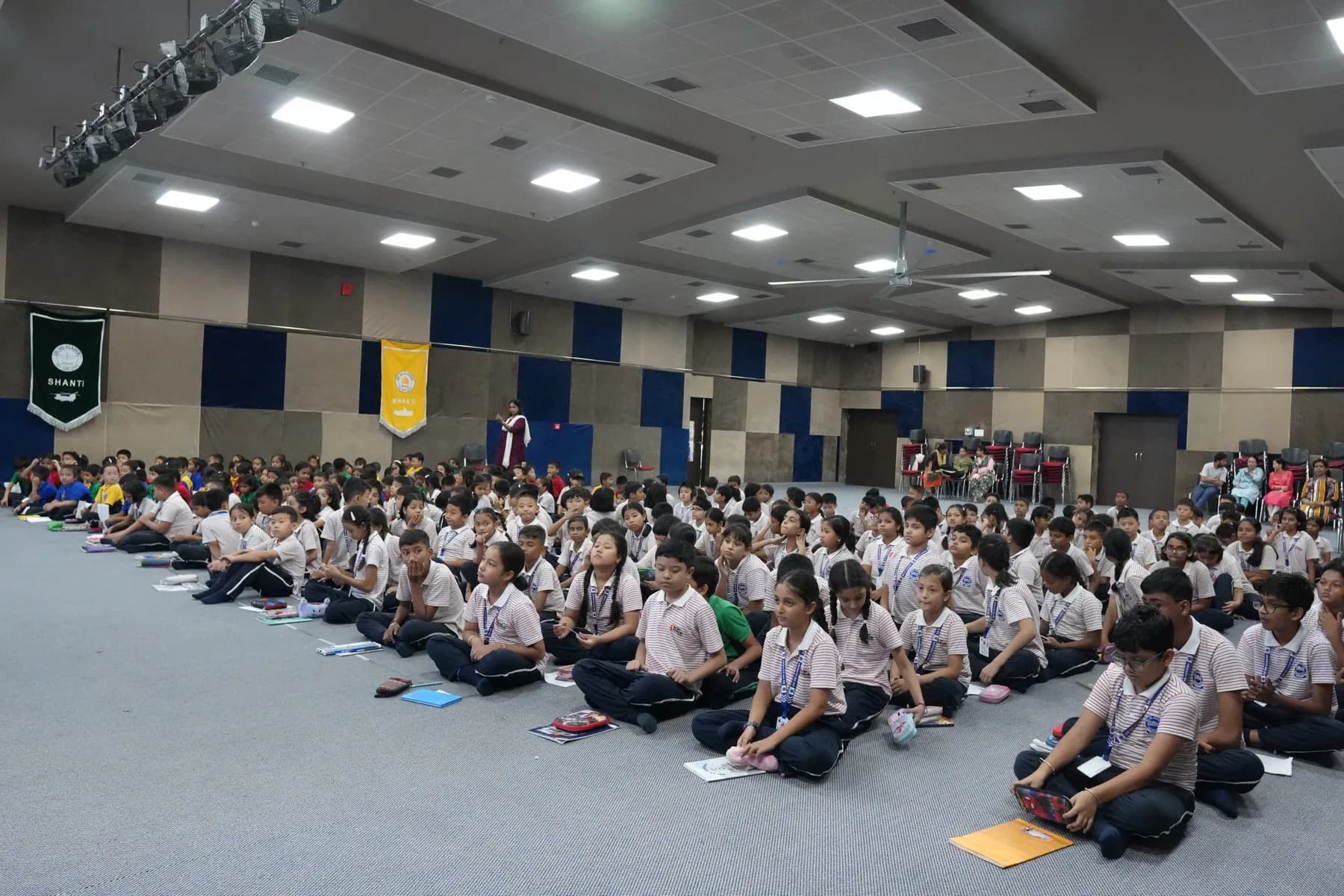 Senior students during an end-of-term written examination