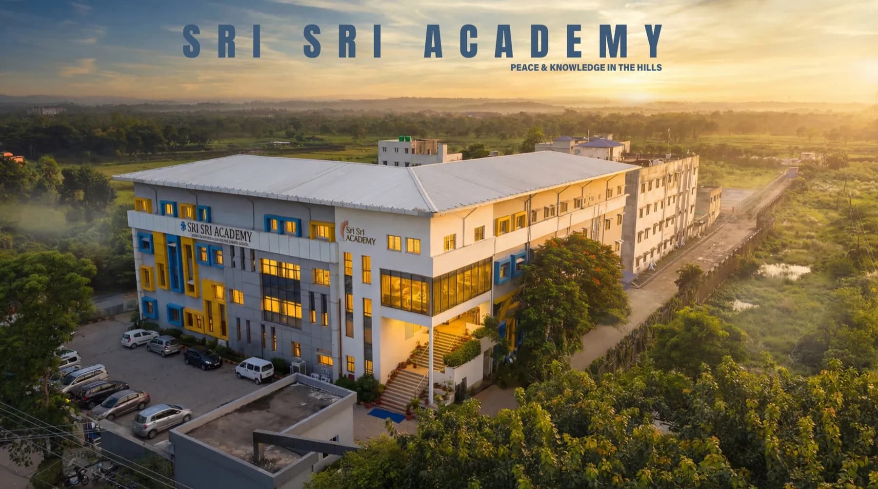 The Sri Sri Academy campus building